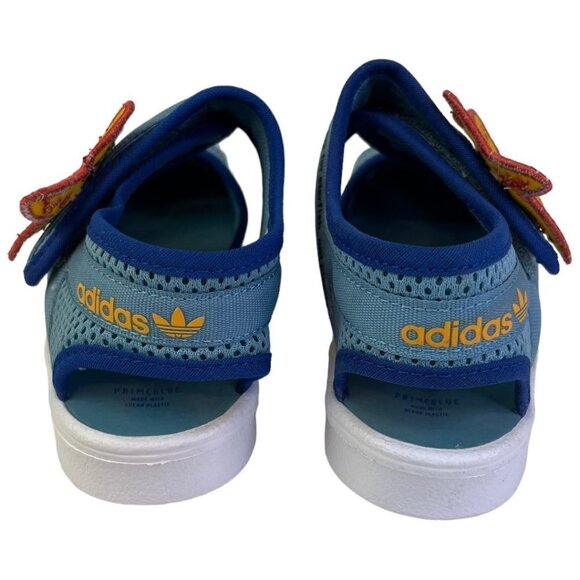 Adidas Superstar 360 Primeblue Backstrap Sandals Size 9.5K Toddler Starfish Blue - Picture 3 of 10